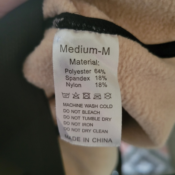 Fake Translucent Fleece Lined Black Pantyhose - Picture 8 of 8